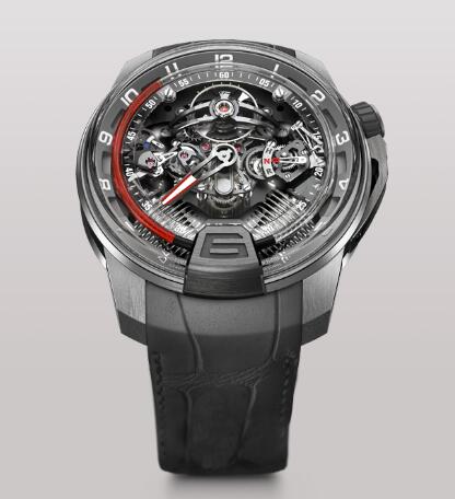 HYT 248-TP-00-RF-AB H2 TITANIUM PLATINIUM SQ Replica watch